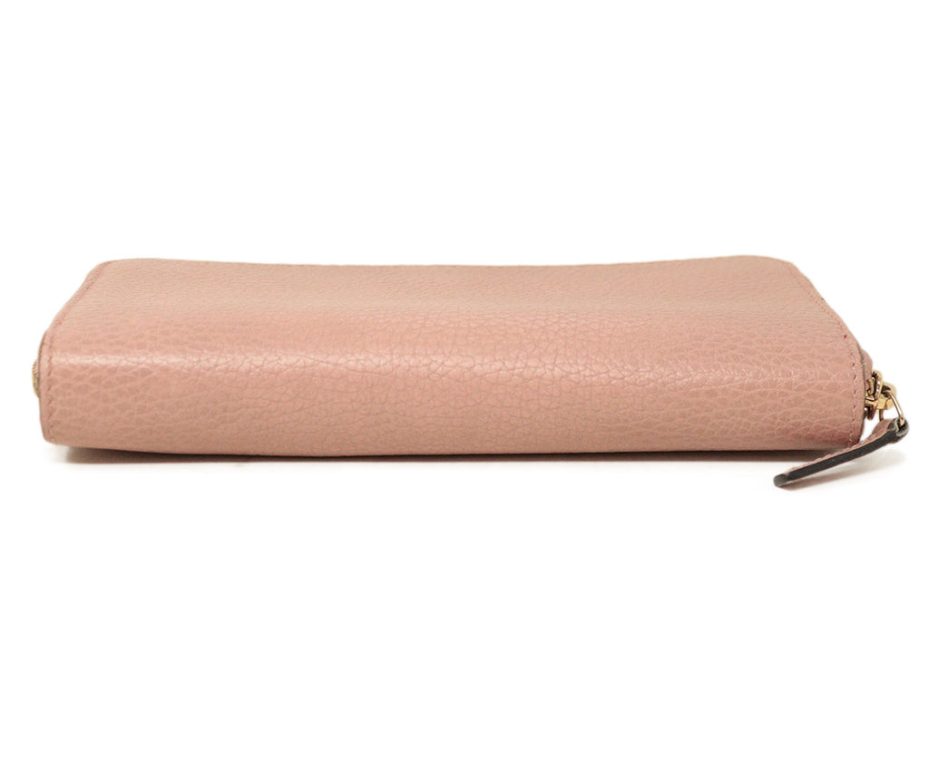 Gucci Pink Leather Wallet 3