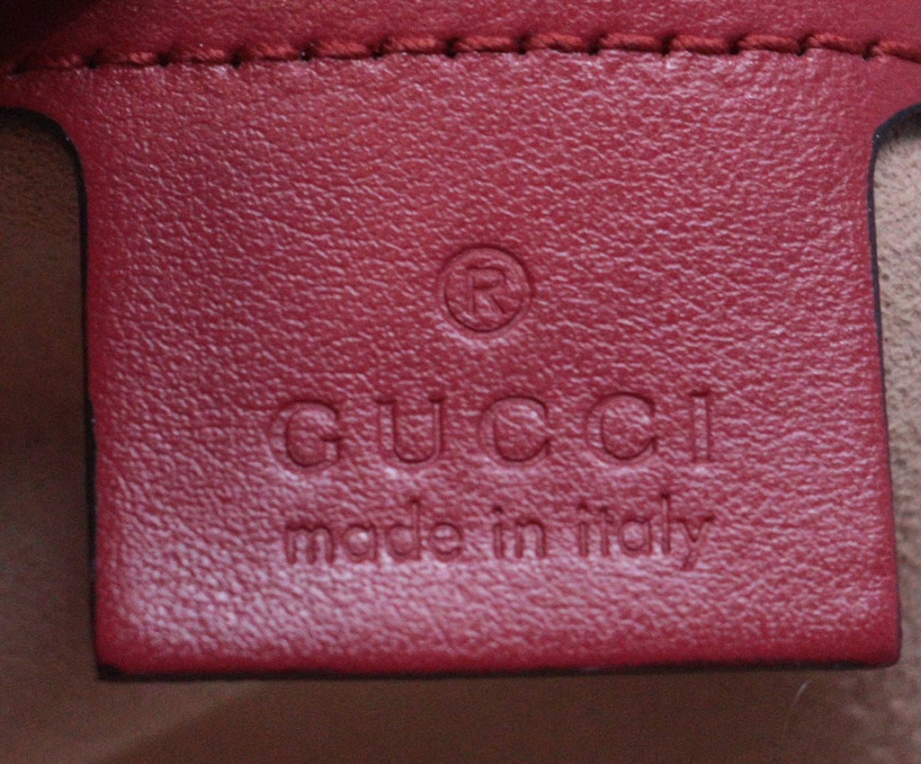 Gucci Red Leather Marmont Crossbody 7