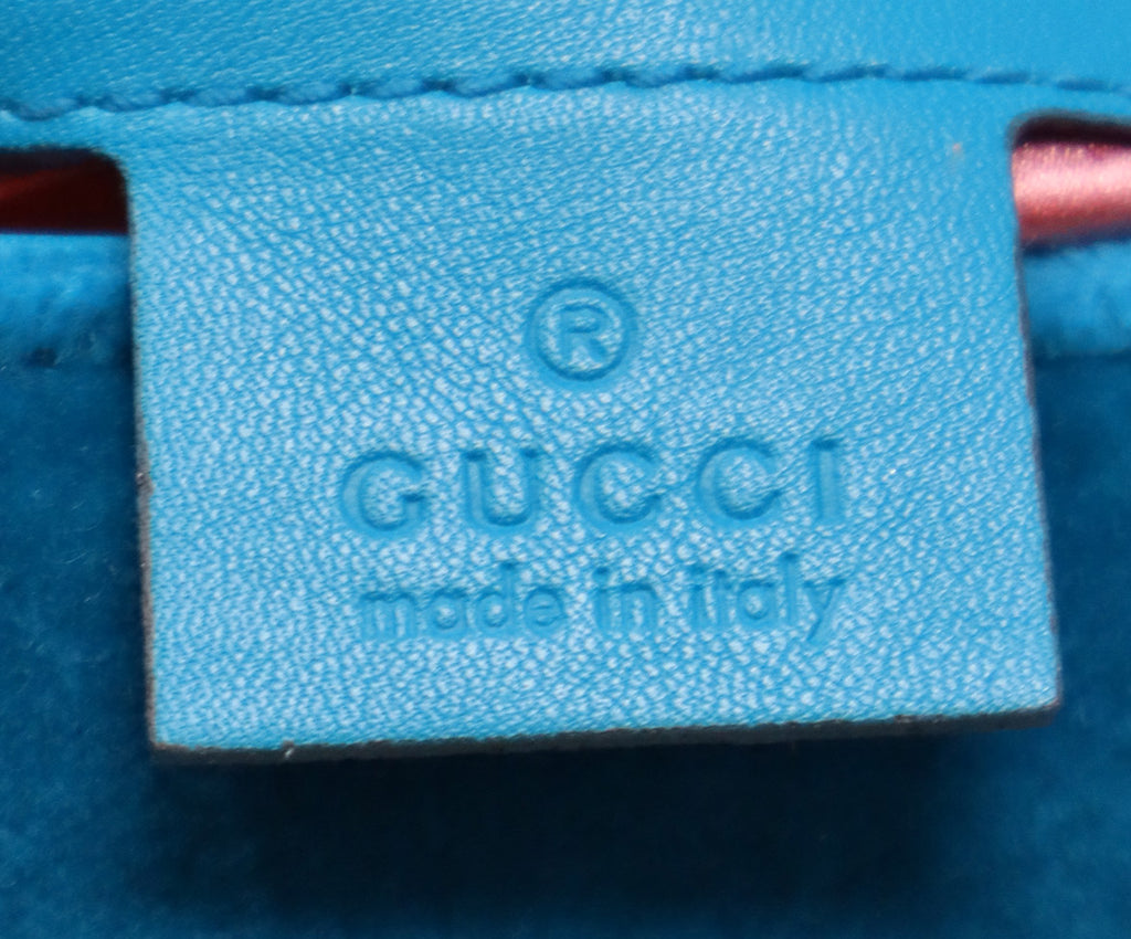 Gucci Teal Green Velvet Shoulder Bag 7