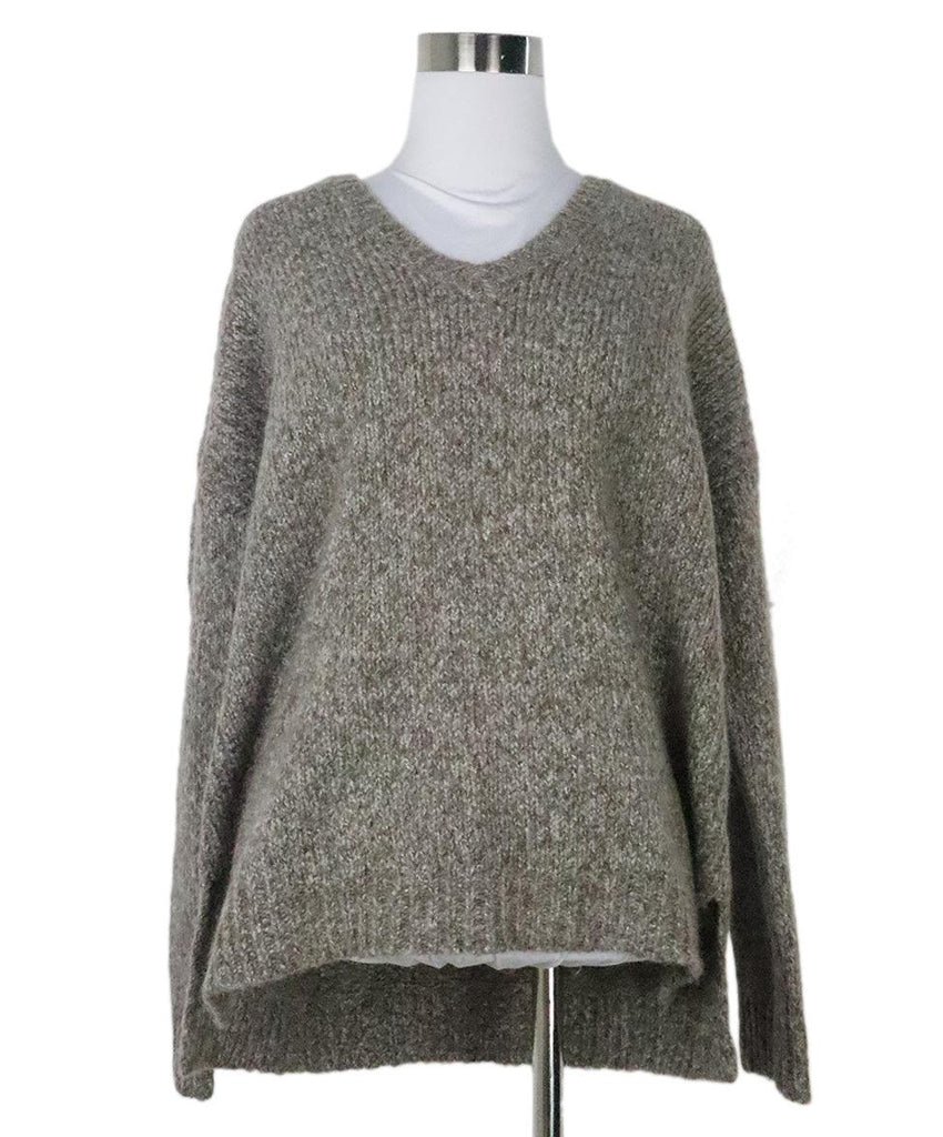 Hartford Taupe Grey Sweater 