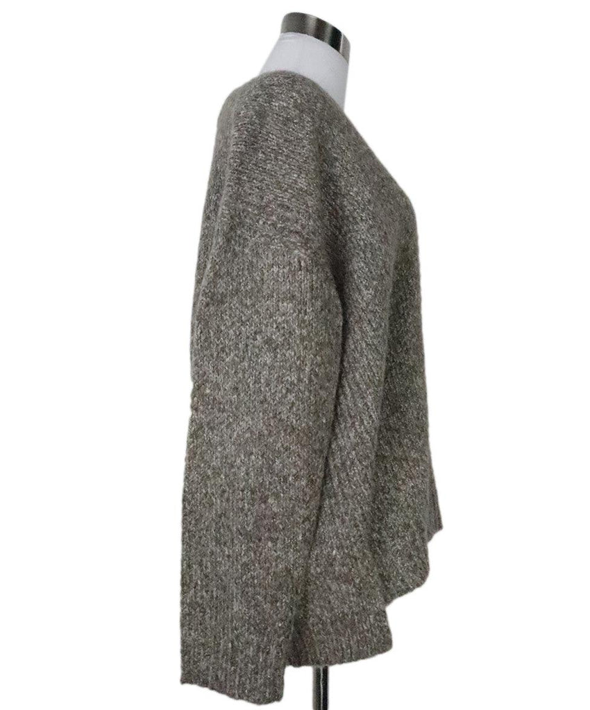 Hartford Taupe Grey Sweater 1