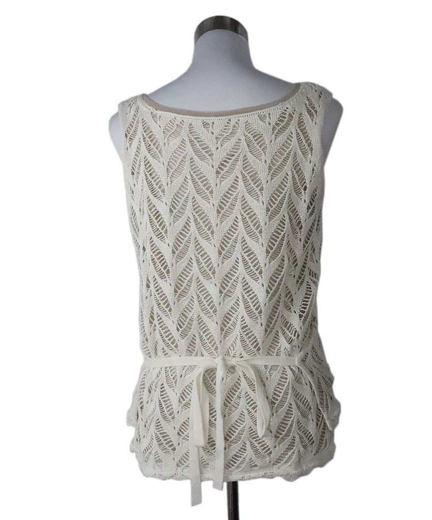 Heart Ivory Crochet Tank Top 2