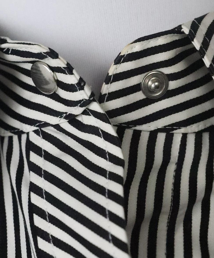 Helmut Lang Black & White Striped Top 5