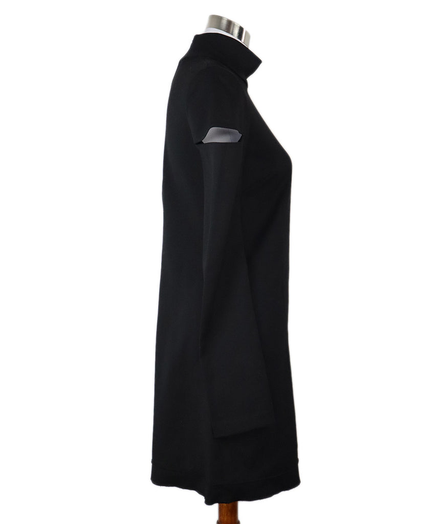 Helmut Lang Black Wool Cutouts Dress 1