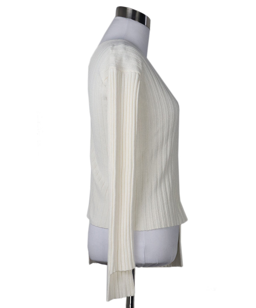 Helmut Lang Ivory Cotton Sweater 1