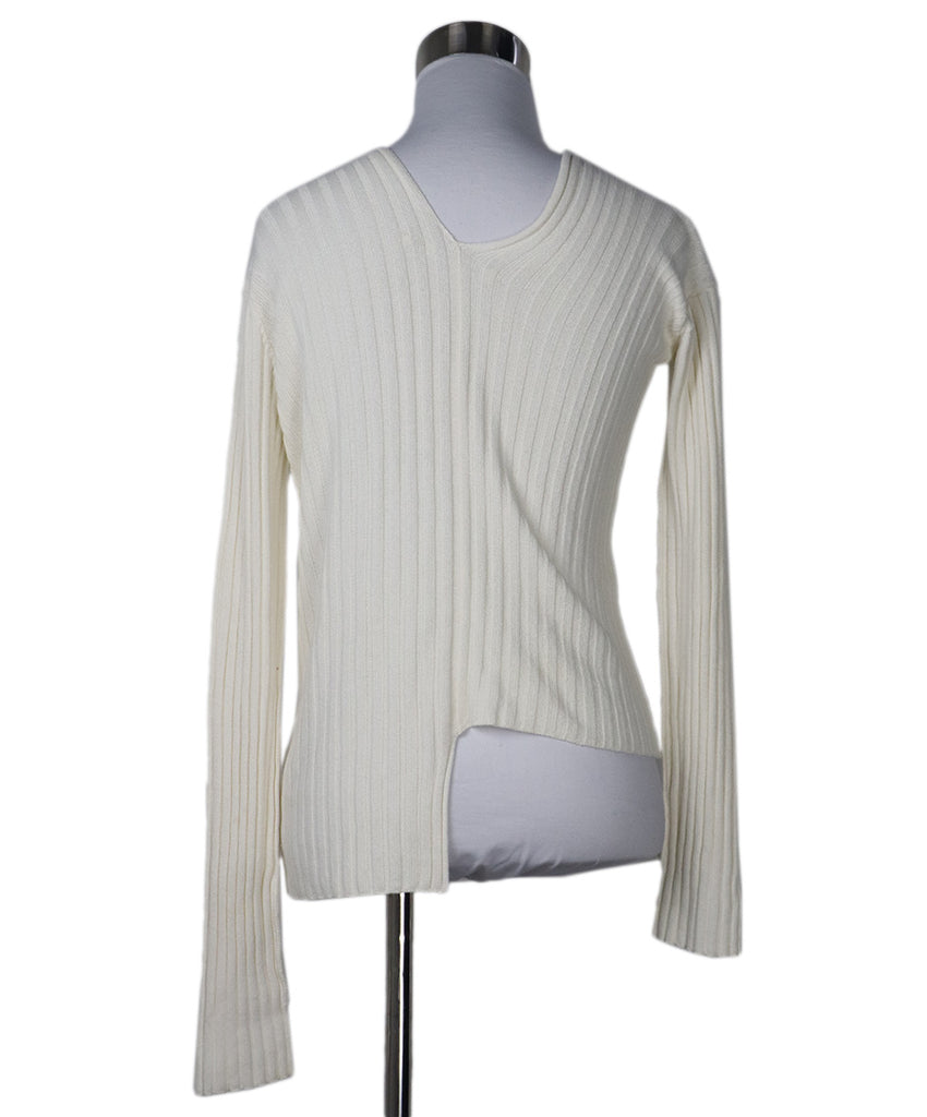 Helmut Lang Ivory Cotton Sweater 2