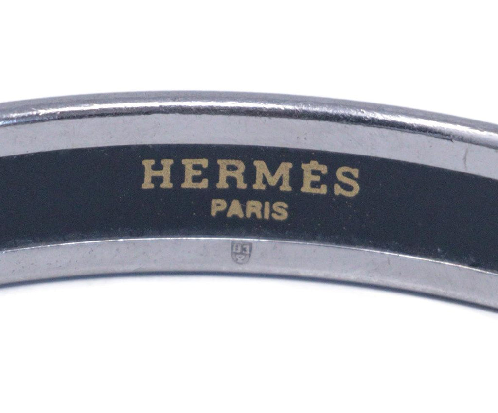 Hermes Orange 65 Small Narrow Bangle 3