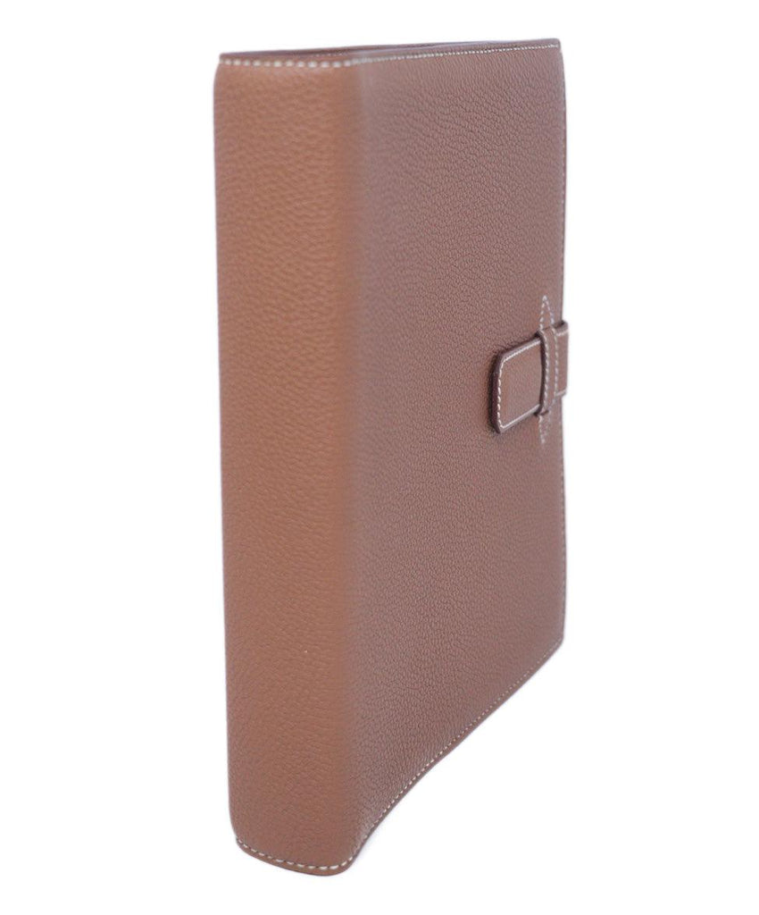 Hermes Camel Leather Agenda 1