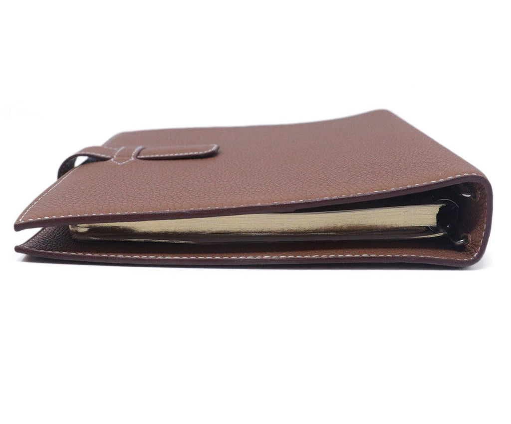 Hermes Camel Leather Agenda 3