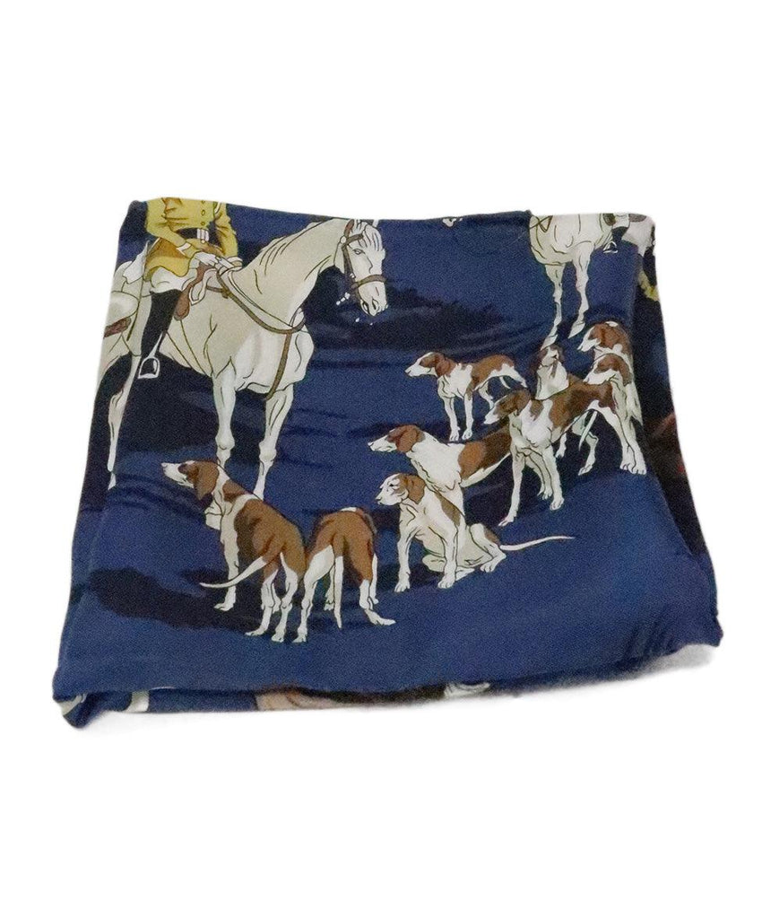 Hermes Chasse a Courre Print Scarf 3