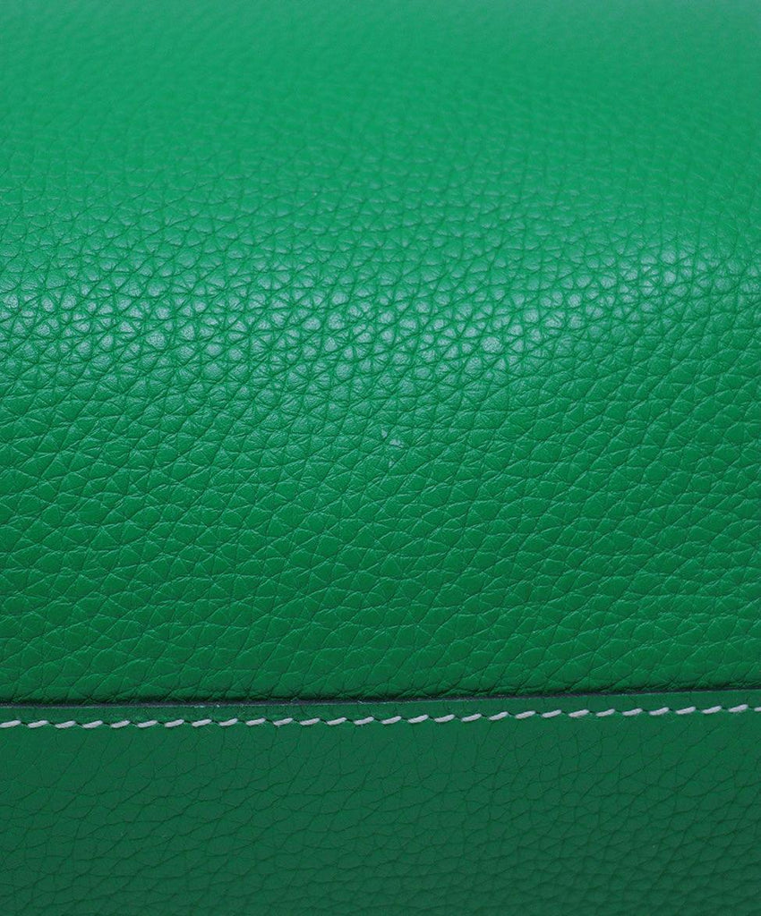 Hermes Brown & Green Double Sens Tote 7