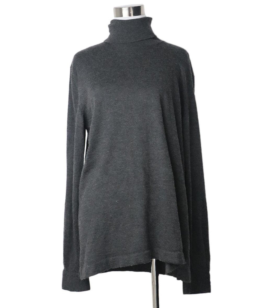 Hermes Grey Cashmere Sweater 