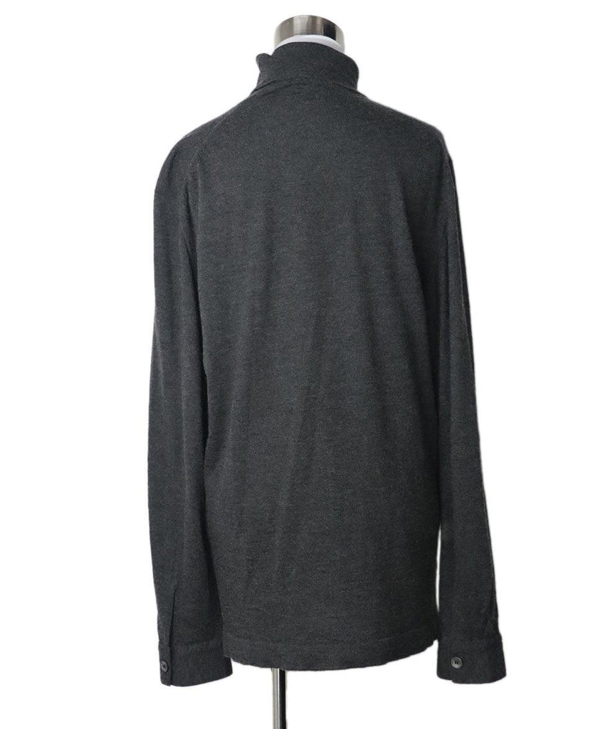 Hermes Grey Cashmere Sweater 2