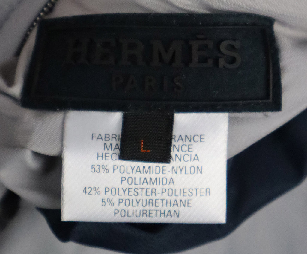 Hermes Navy & Grey Reversible Jacket 4