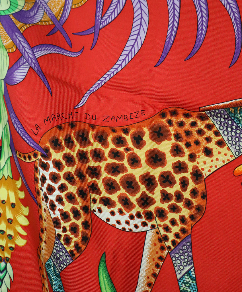 Hermes La Marche Du Zambeze Print Scarf 3