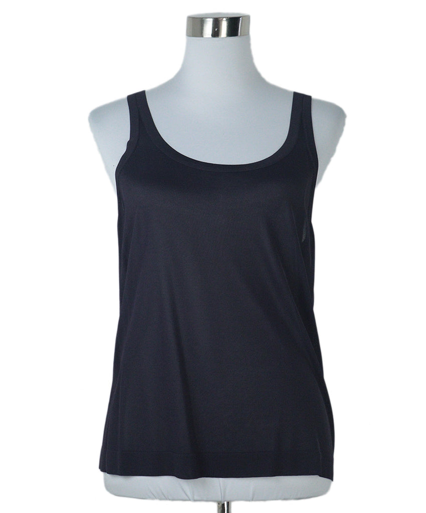 Hermes Navy Blue Tank Top 