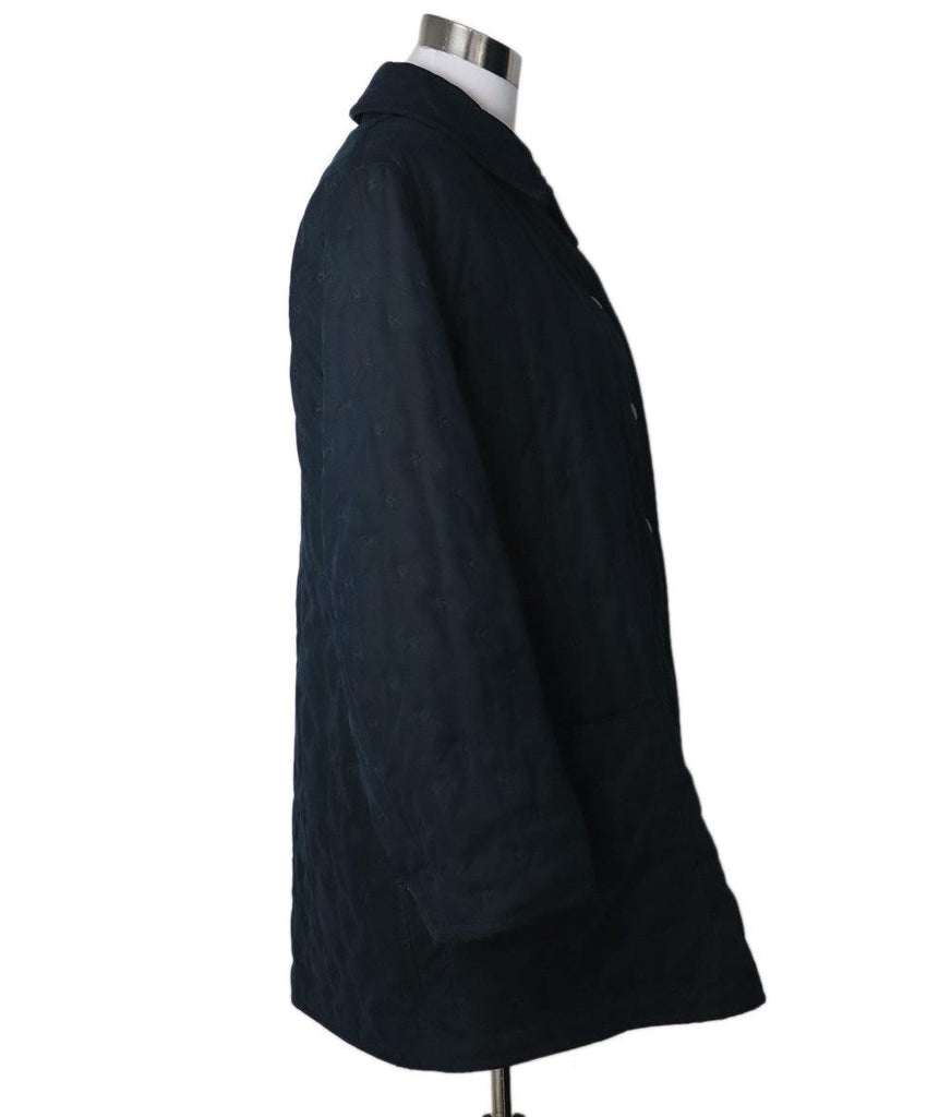 Hermes Navy Quilted Jacket 1