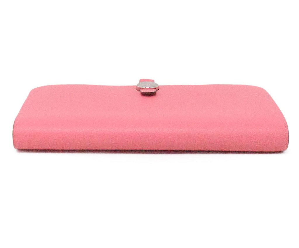 Hermes Pink Leather Dogon Wallet - Michael's Consignment NYC