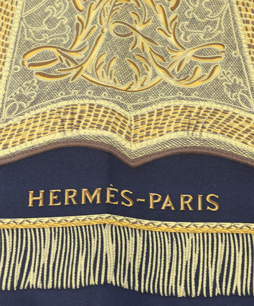 Hermes Poste et Cavalerie Print Scarf 4