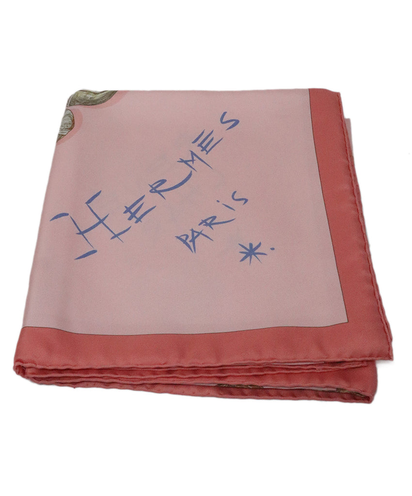 Hermes Pink Rougeur des Matinaux Scarf 4