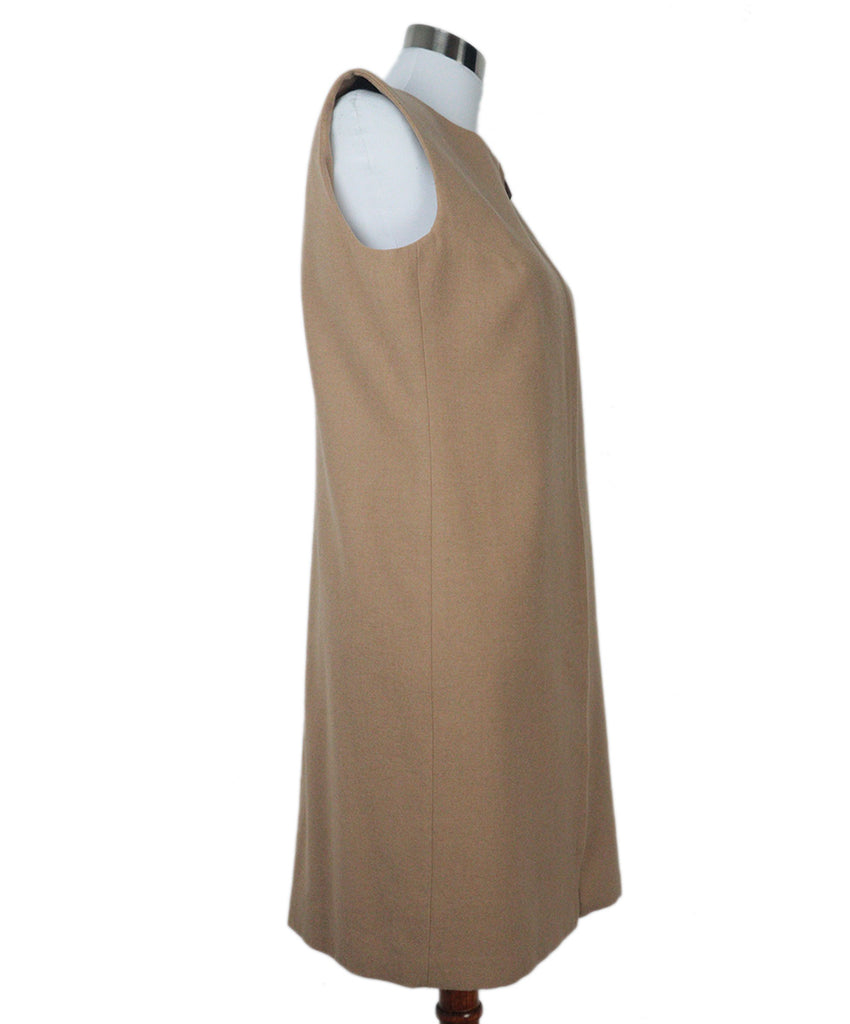 Hermes Tan Wool Dress 1