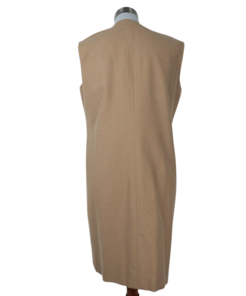 Hermes Tan Wool Dress 2