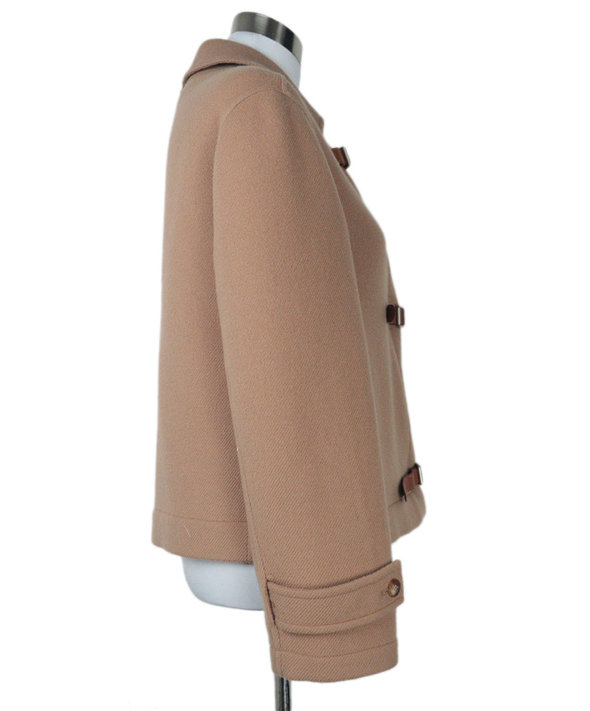 Hermes Tan Wool & Cashmere Jacket 1