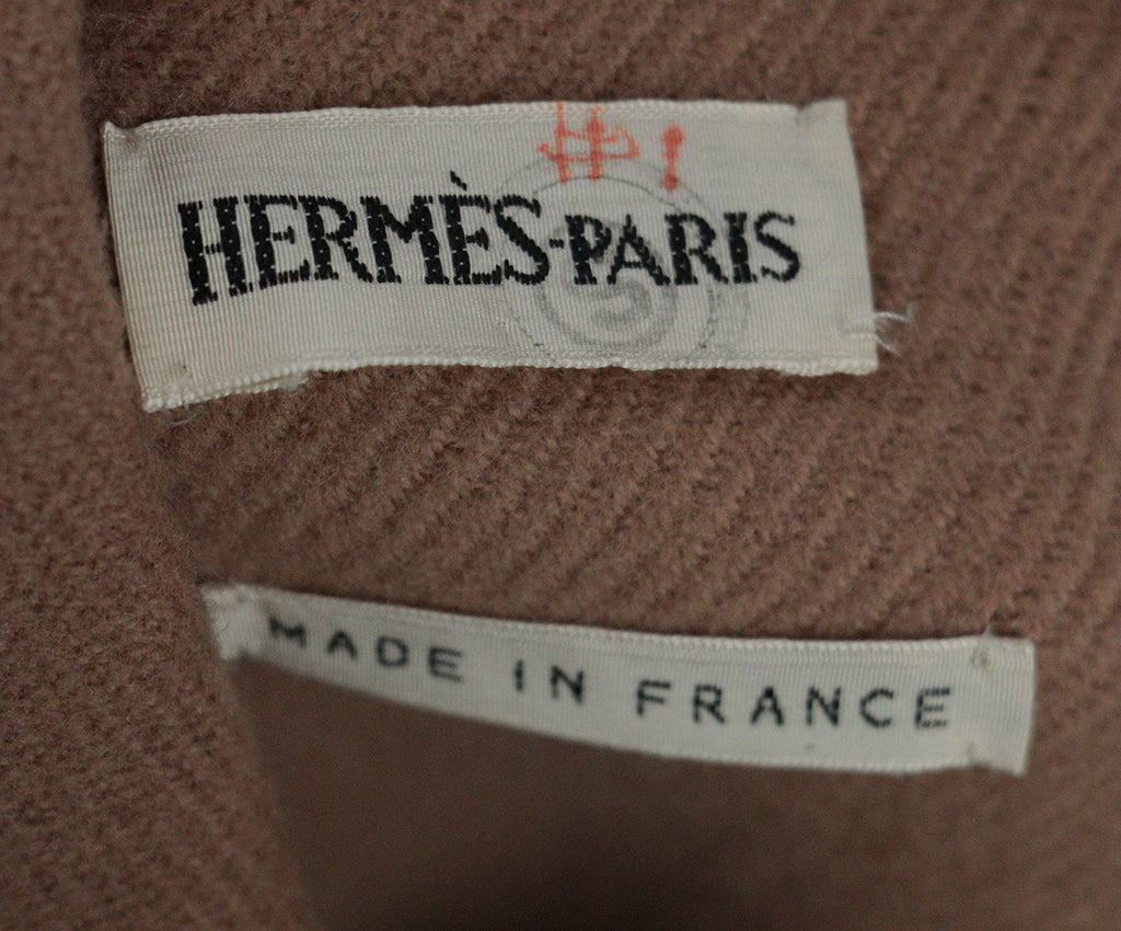 Hermes Tan Wool & Cashmere Jacket 3