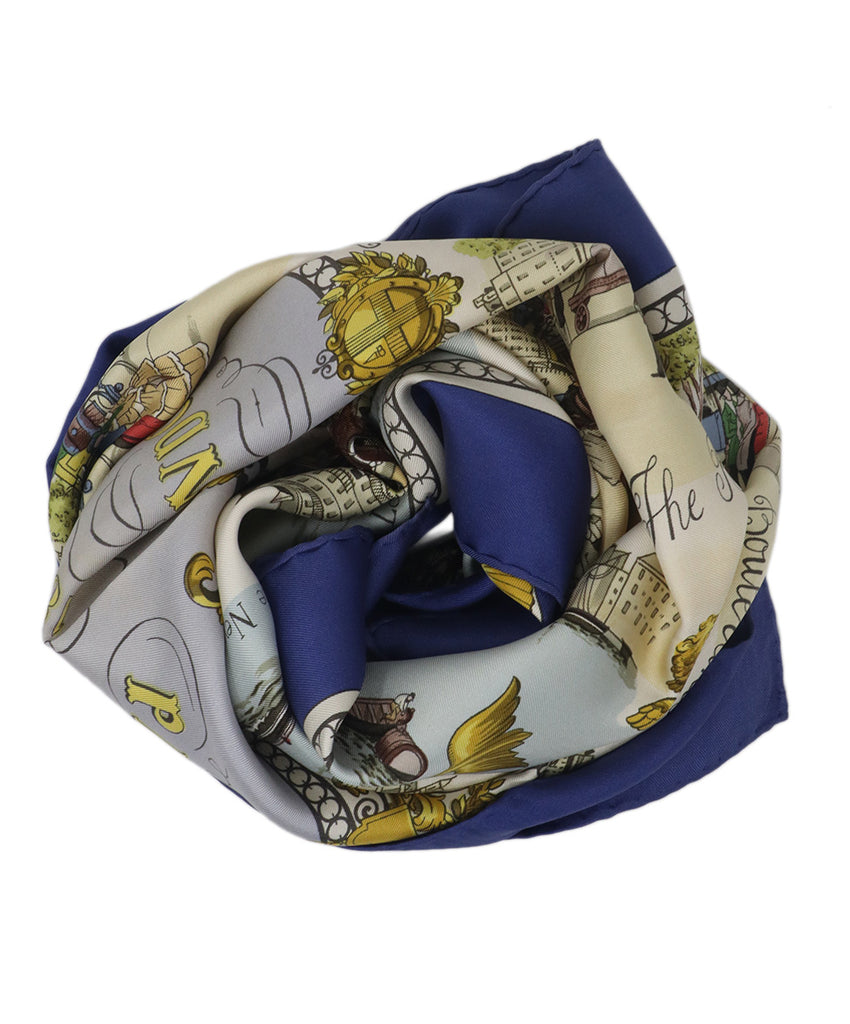 Hermes The River Print Scarf 