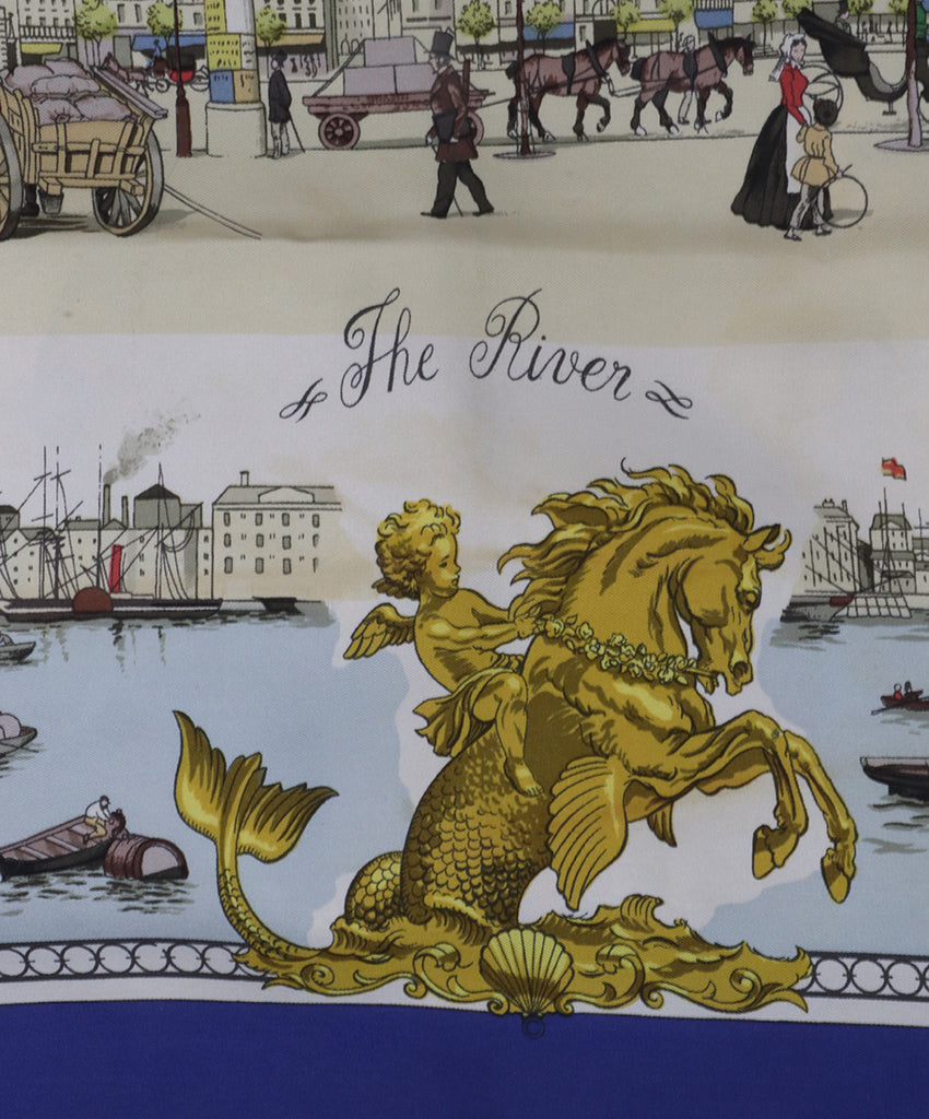 Hermes The River Print Scarf 4