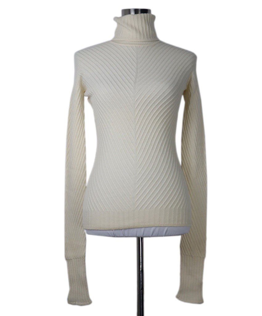 Hermes Cream Cashmere Turtleneck 