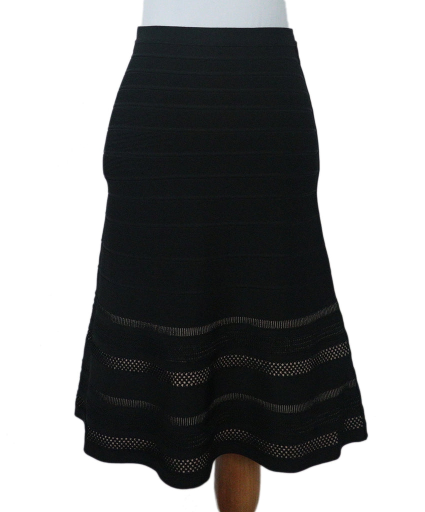 Herve Leger Black Skirt 