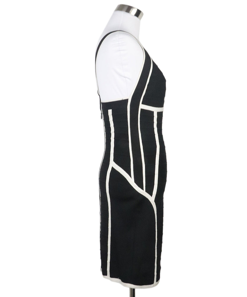 Herve Leger Black & White Spandex Dress 1