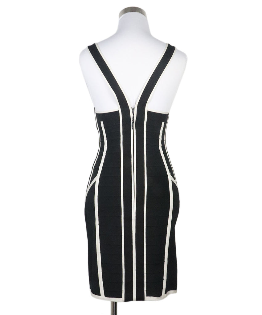 Herve Leger Black & White Spandex Dress 2