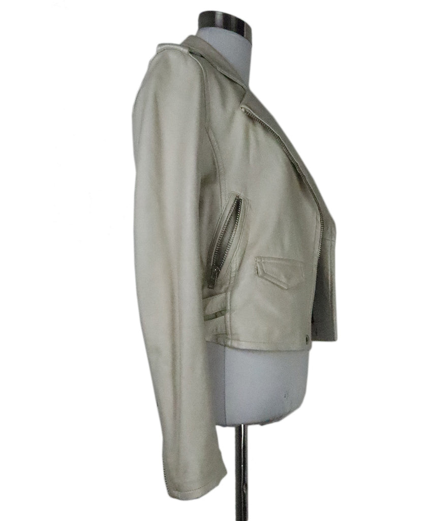 IRO White Leather Jacket 1