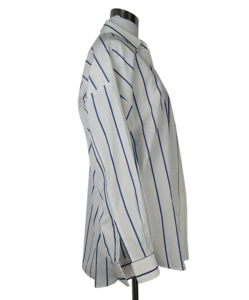 IRO White & Blue Striped Shirt 1