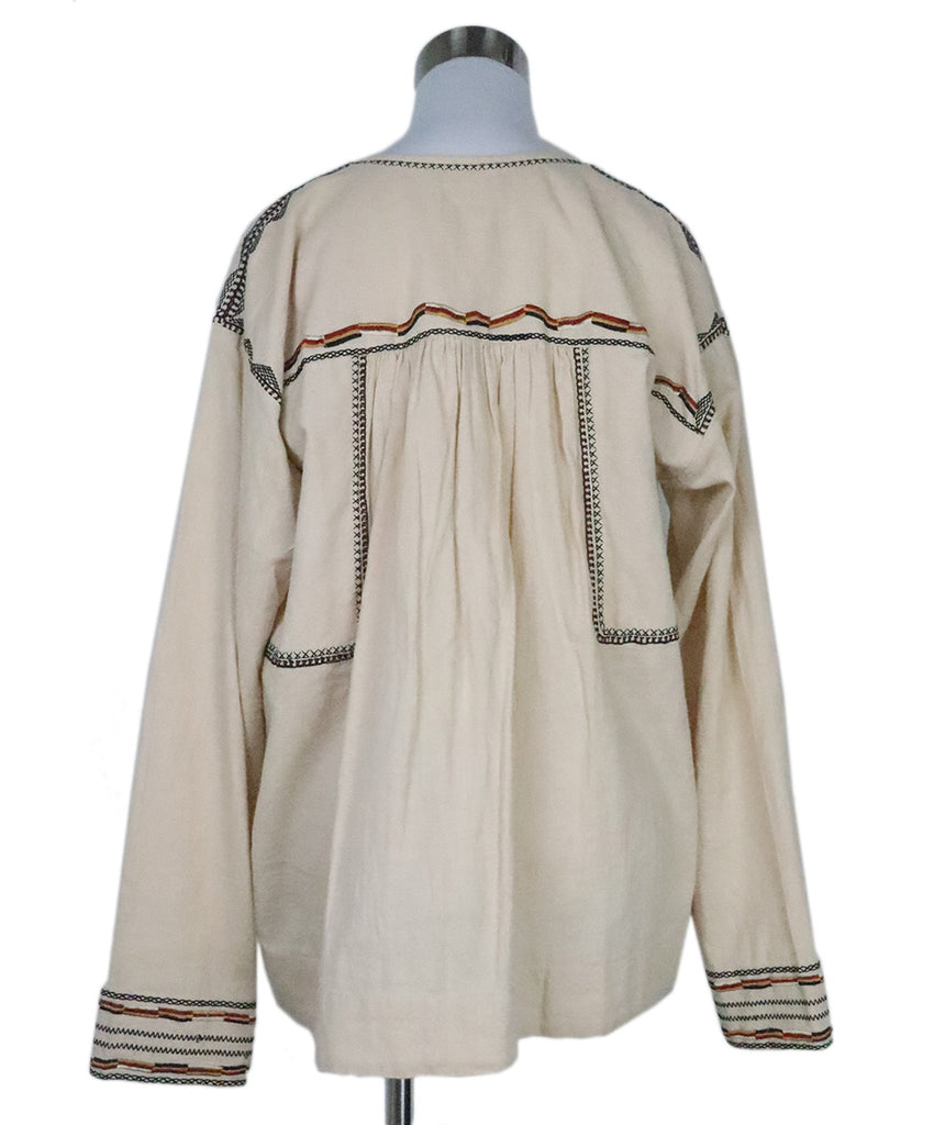 Isabel Marant Beige Embroidered Blouse 2