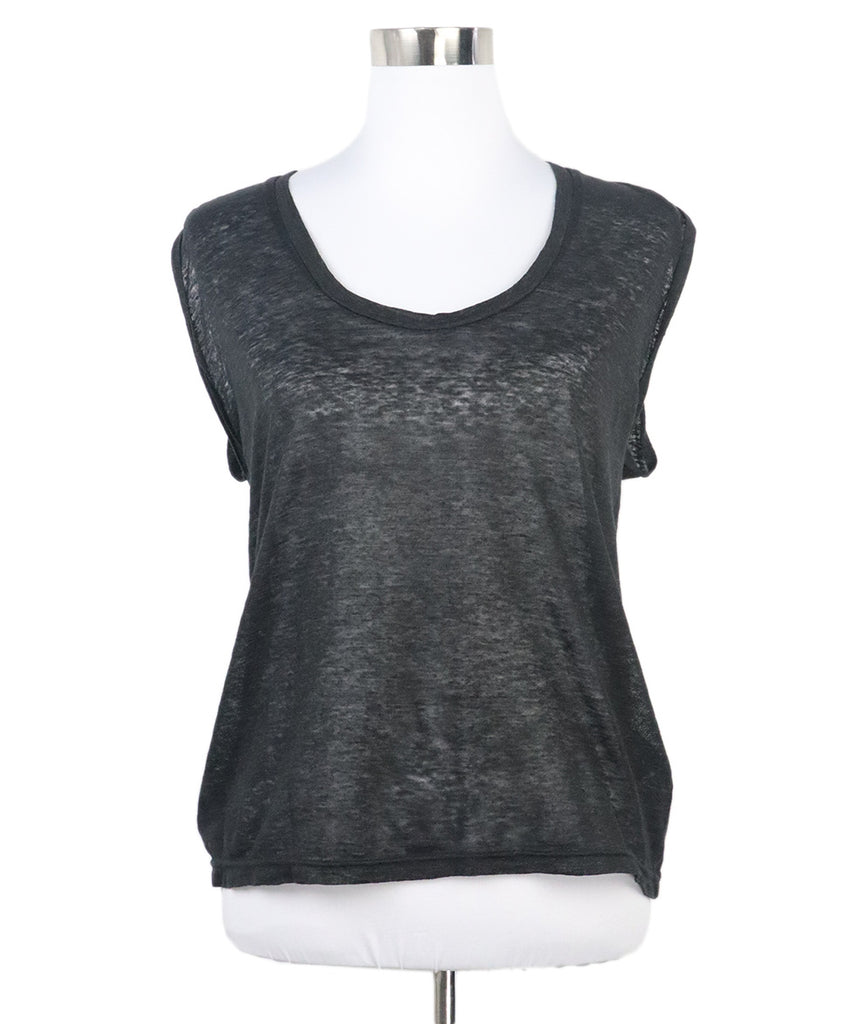 Isabel Marant Black Cotton Top 