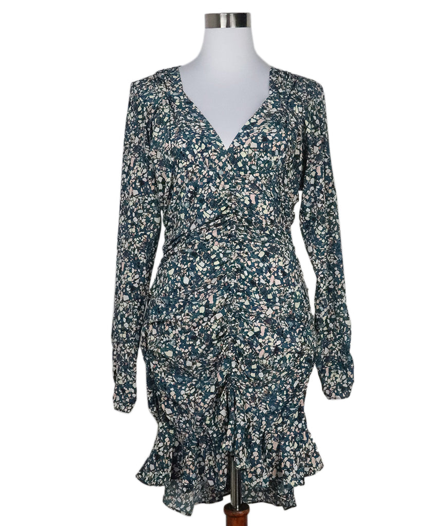 Isabel Marant Teal Print Dress 