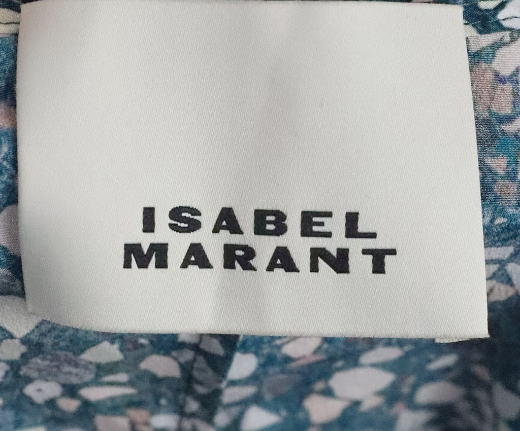 Isabel Marant Teal Print Dress 3