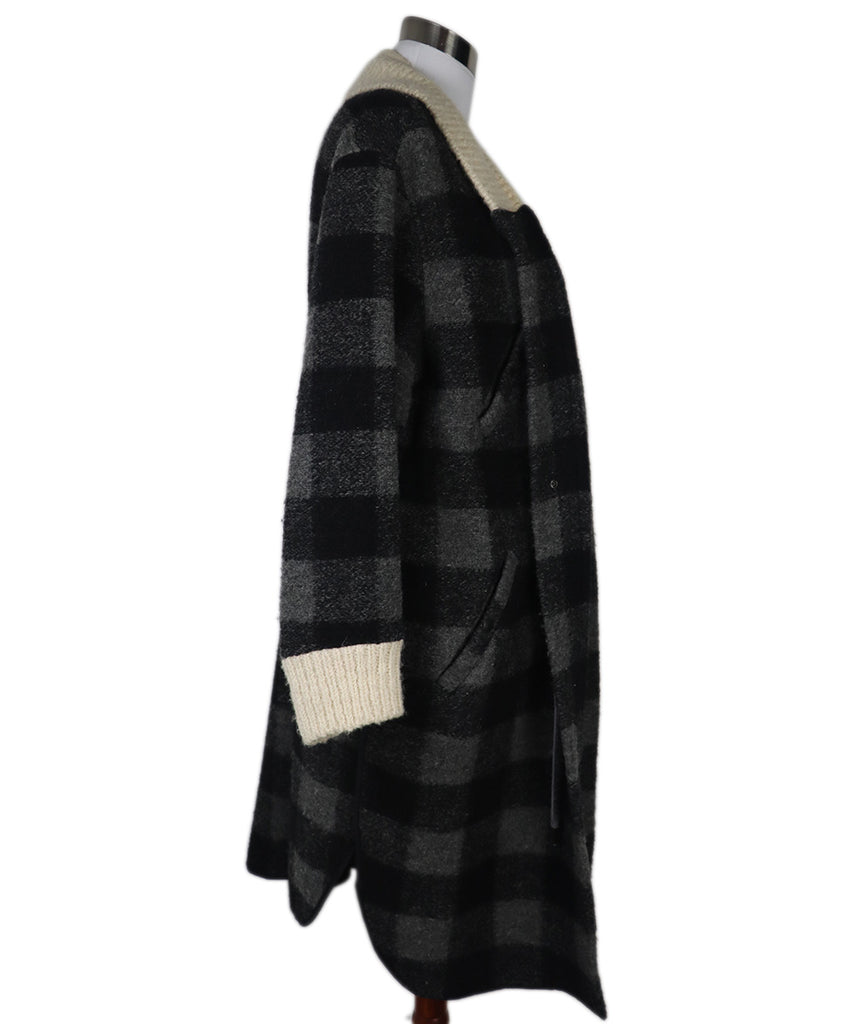 Isabel Marant Black & Grey Wool Cardigan 1