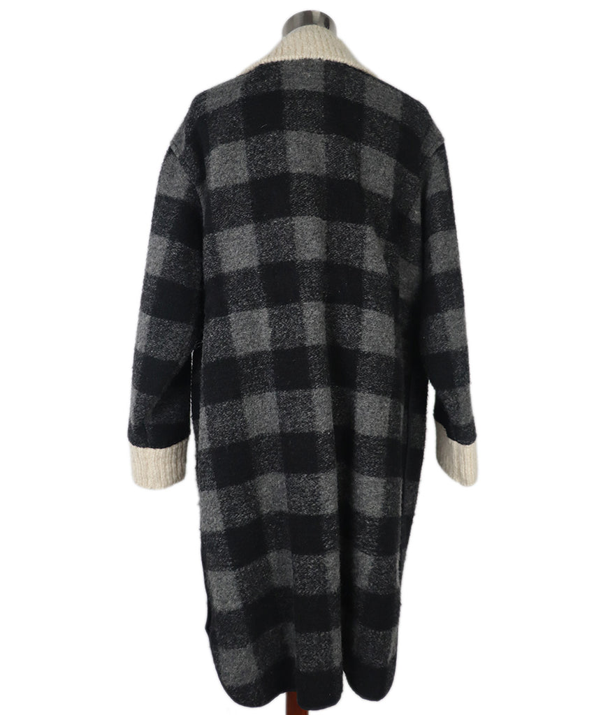 Isabel Marant Black & Grey Wool Cardigan 2