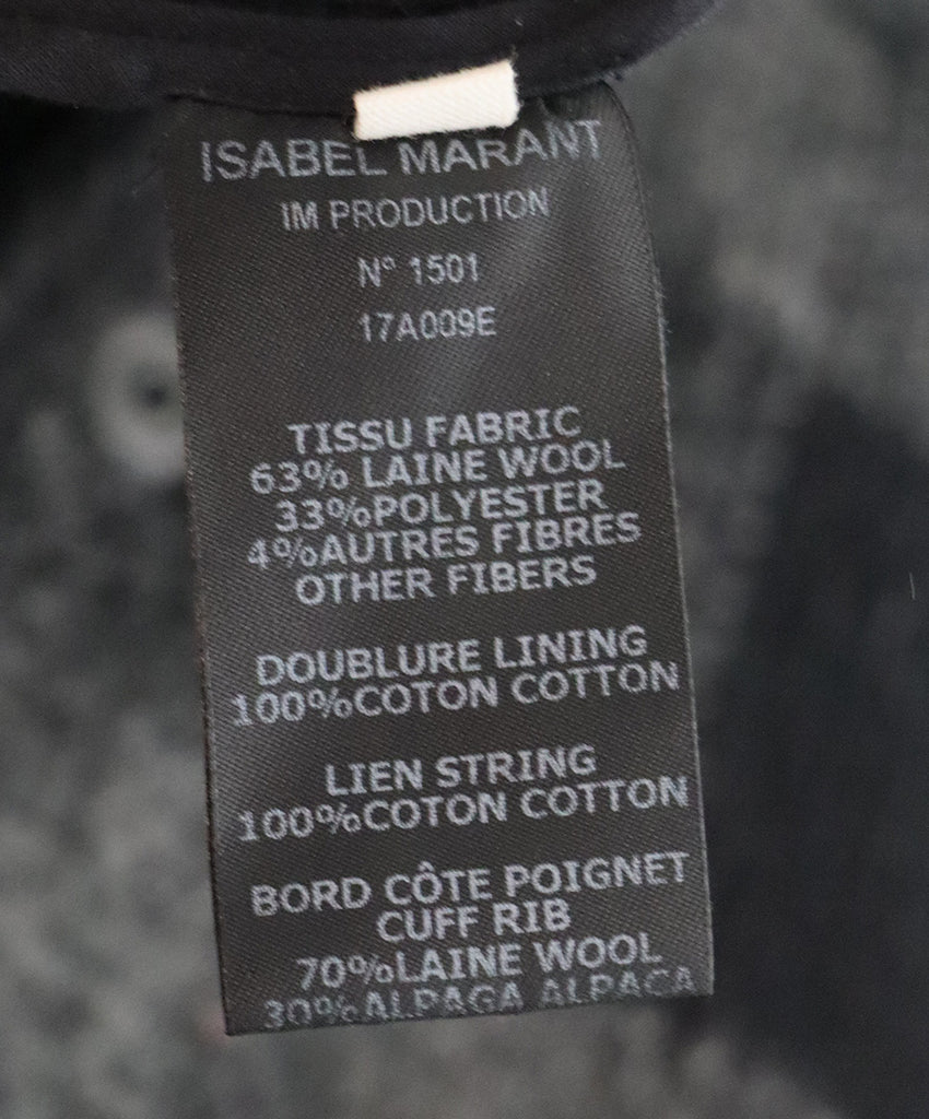 Isabel Marant Black & Grey Wool Cardigan 4