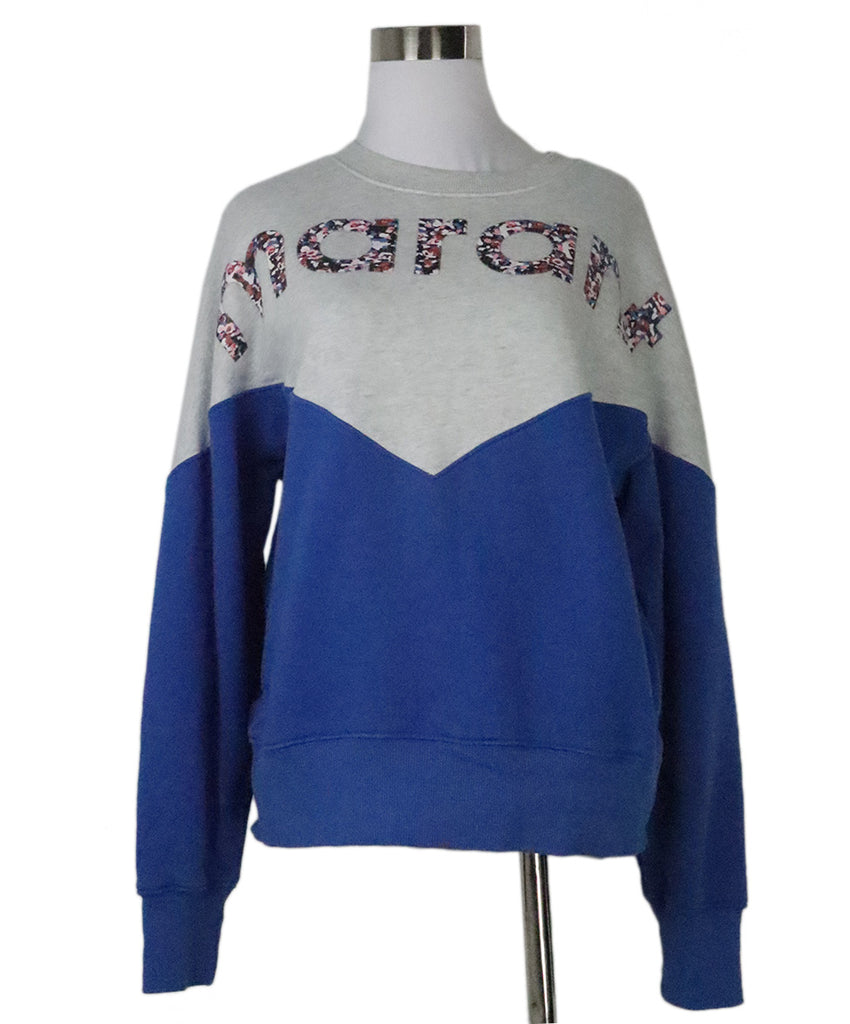 Isabel Marant Grey & Blue Sweatshirt 