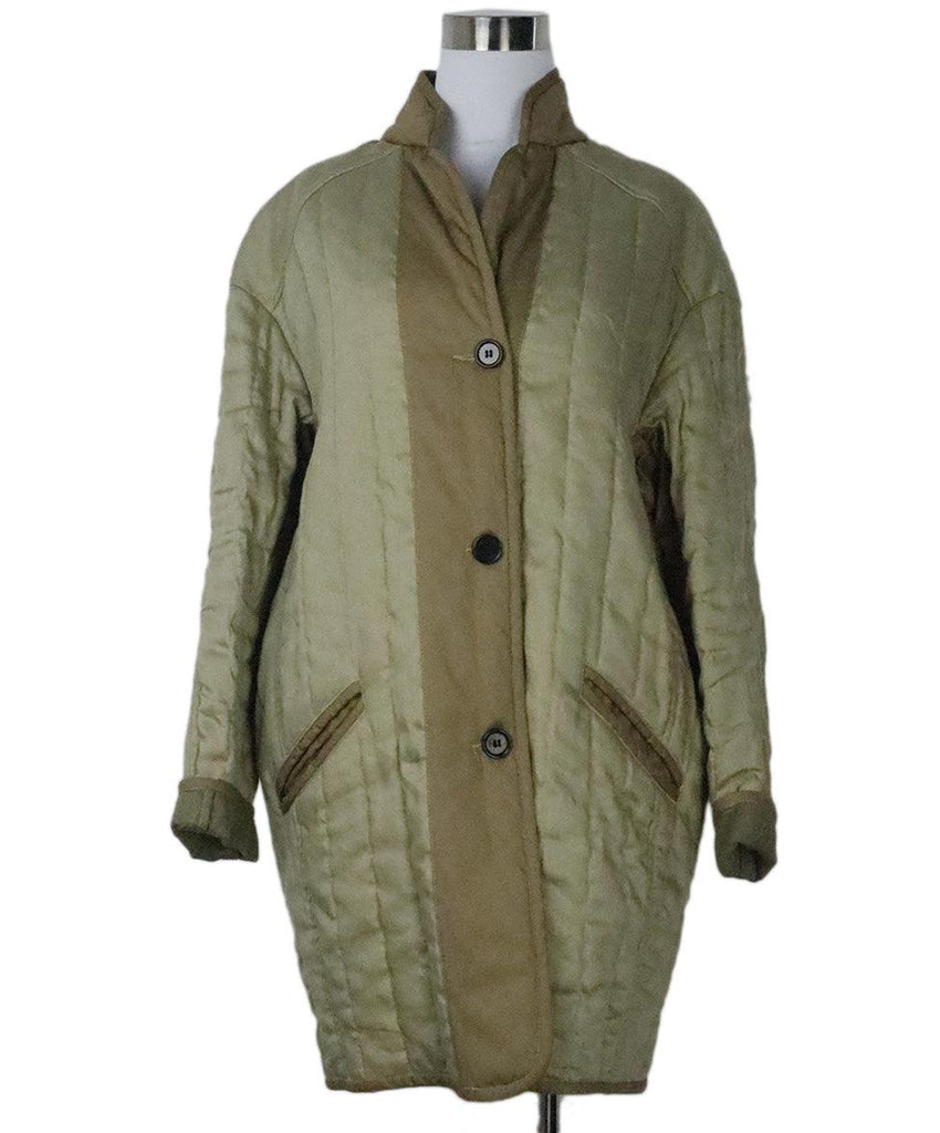 Isabel Marant Khaki Cotton Coat 