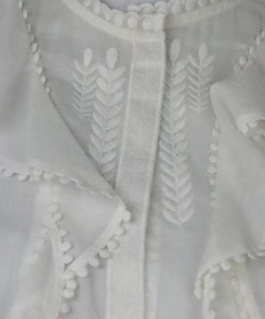 Isabel Marant White Embroidered Blouse 6