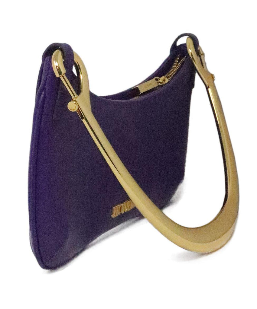 Jacquemus Purple Leather Shoulder Bag 1