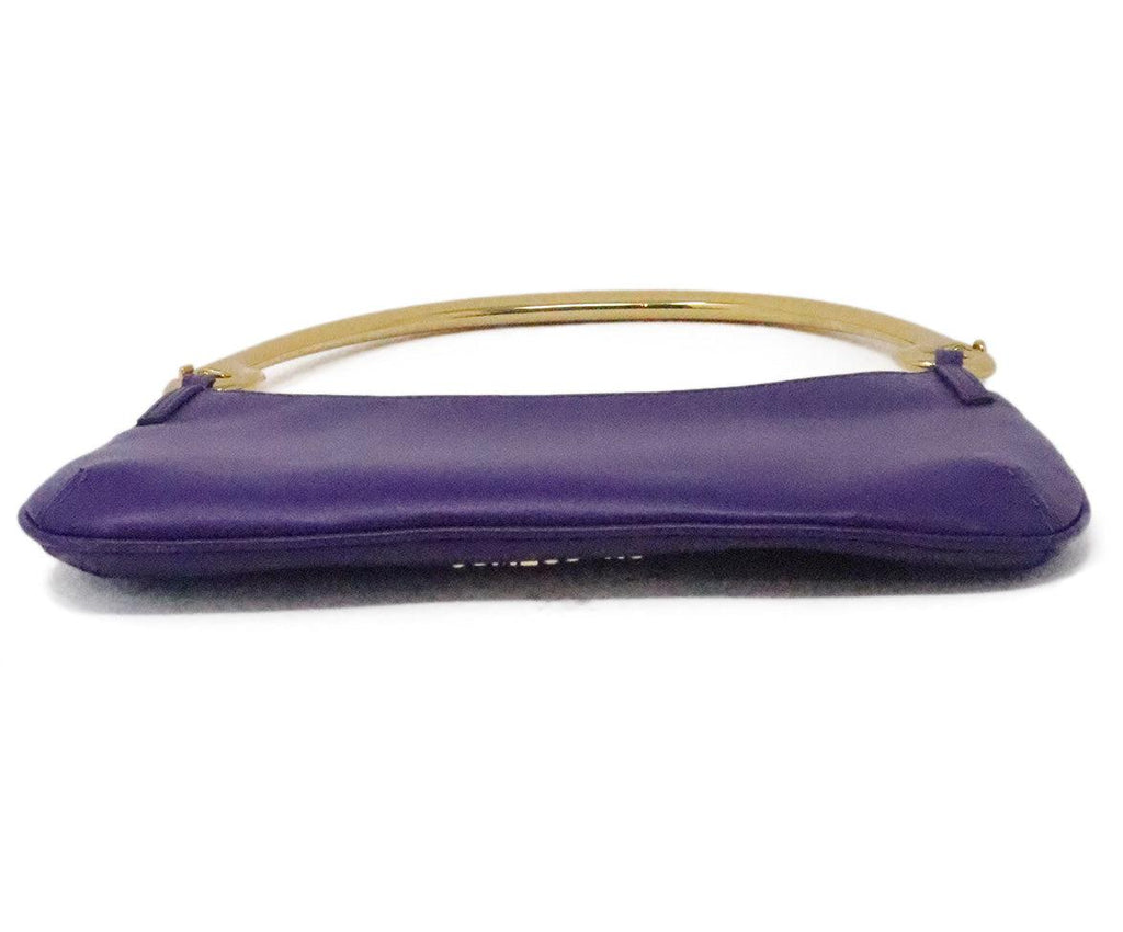 Jacquemus Purple Leather Shoulder Bag 3