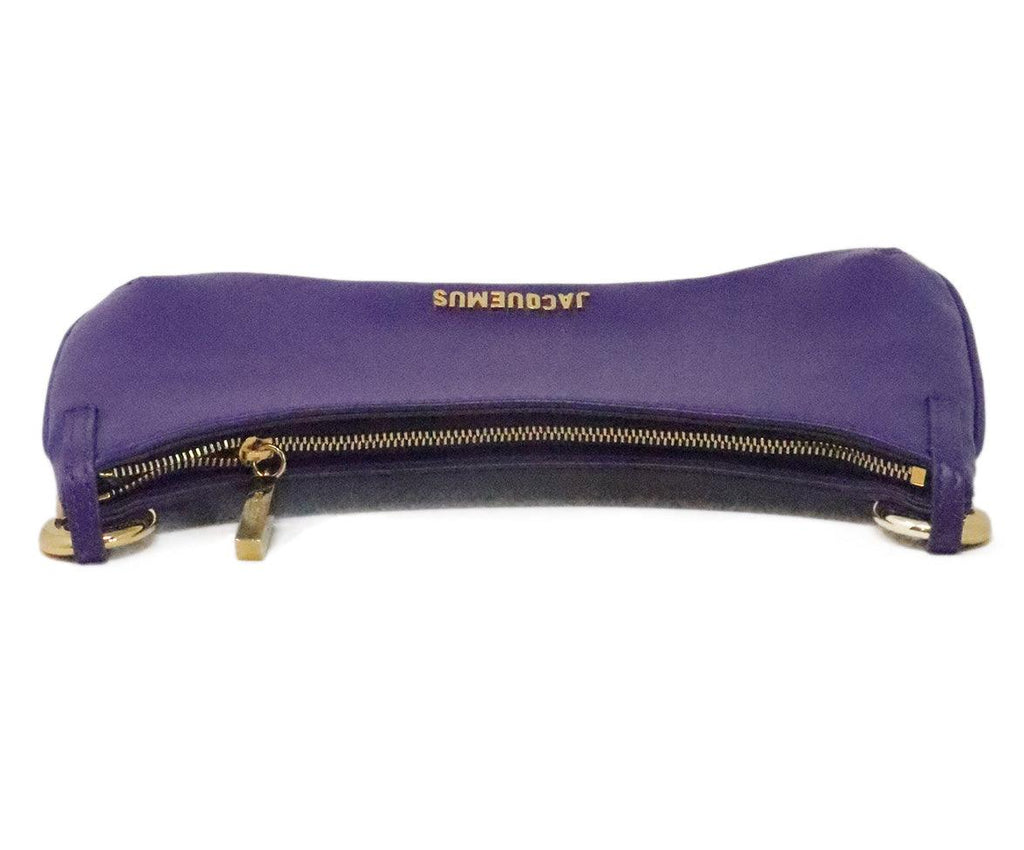 Jacquemus Purple Leather Shoulder Bag 4