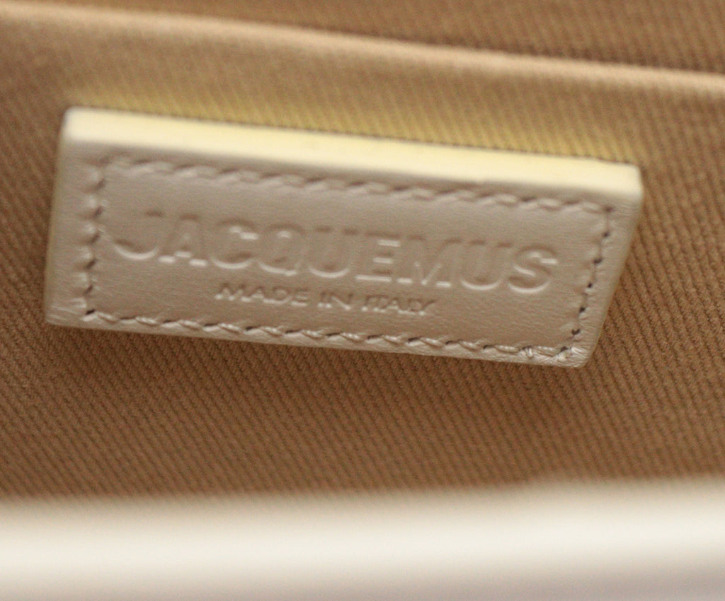 Jacquemus White Leather Bag 8